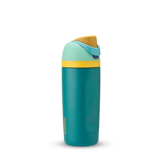 Kids FreeSip Stainless Steel Insulated 475ml Splishy Splashy (Yellow Teal)