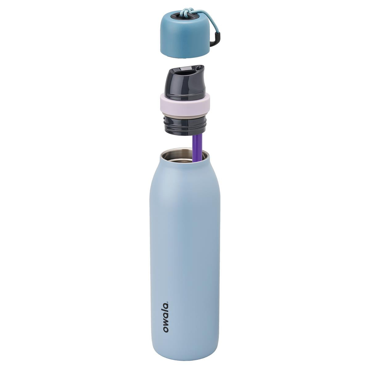Owala Freesip Twist Stainless Steel 24oz - Rainstorm (Blue/Blue)