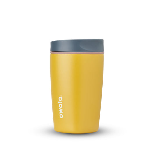 SmoothSip Slider Stainless Steel Insulated 12oz Golden Quest (Grey Yellow)
