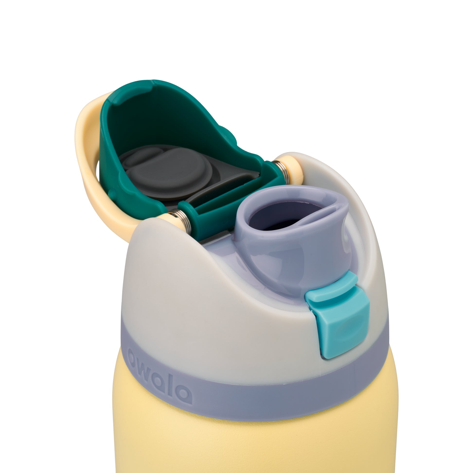 Owala FreeSip Stainless Steel Insulated 32oz Sunny Daze (Grey Yellow)