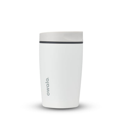 SmoothSip Slider Stainless Steel Insulated 12oz Shy Marshmallow (White)