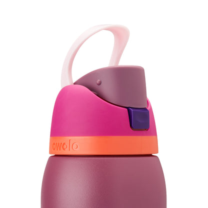 FreeSip Stainless Steel Insulated 32oz Crown Jewel (Pink Purple)