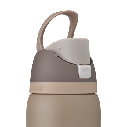 FreeSip Stainless Steel Insulated 32oz Down To Earth (Grey Brown)