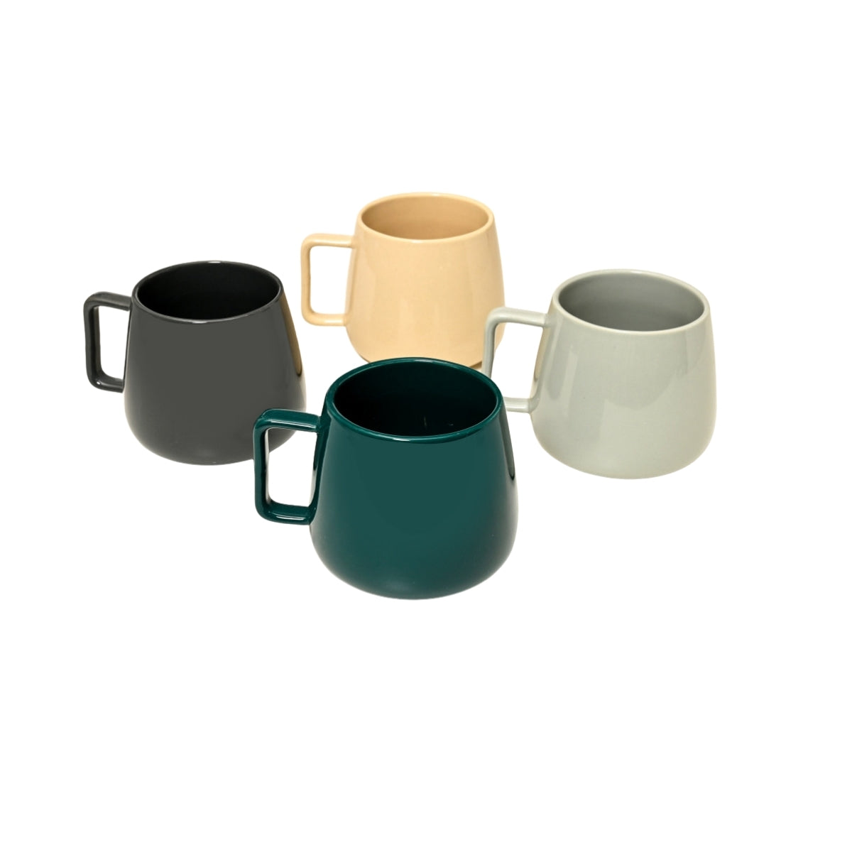 Set Of 4 Mugs 400ml - Beautiful