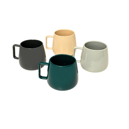 Set Of 4 Mugs 400ml - Beautiful