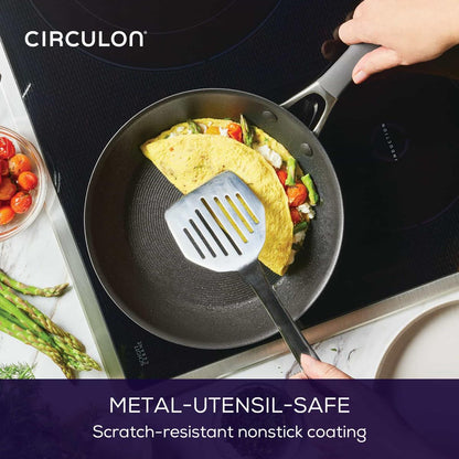 Scratchdefense A1 25.4cm Open Skillet  featuring Metal utensil safe