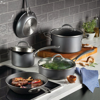 Scratchdefense A1 8 Piece Cookware Set