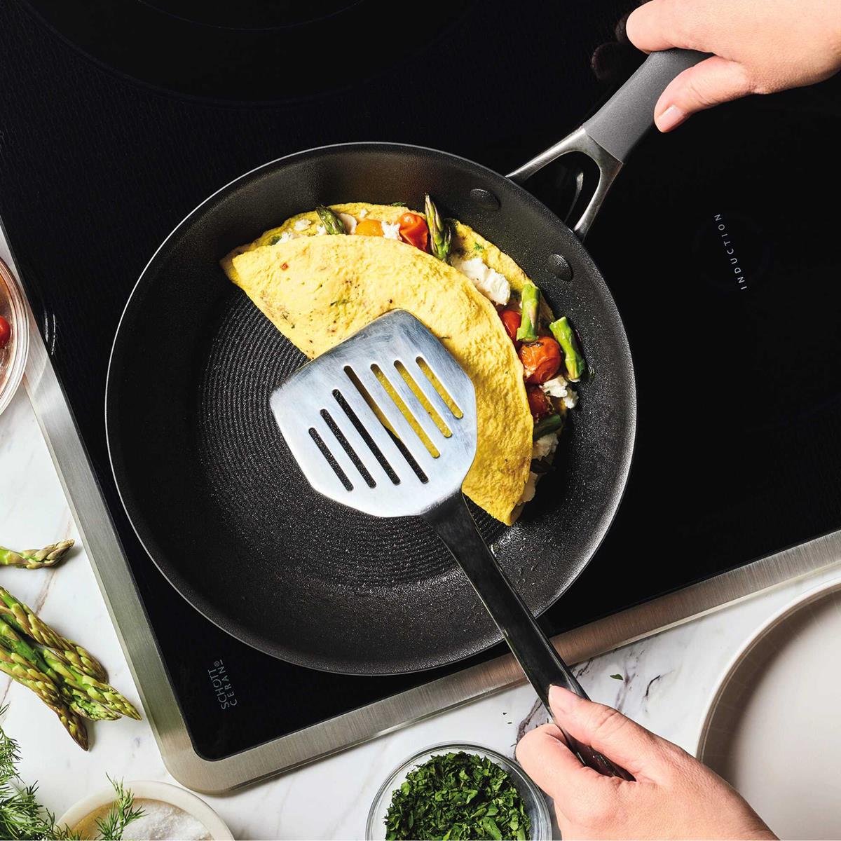 Scratchdefense A1 21.5cm Open Skillet featuring Omelette