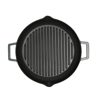 Classica Cast Iron Grill Pan 31cm - Warm Blue