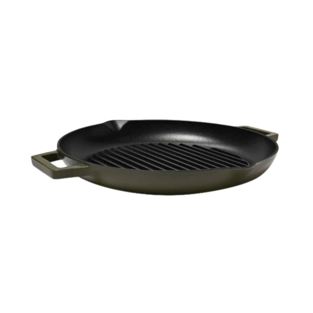Classica Cast Iron Grill Pan 31cm Olive Green