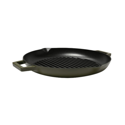 Classica Cast Iron Grill Pan 31cm Olive Green