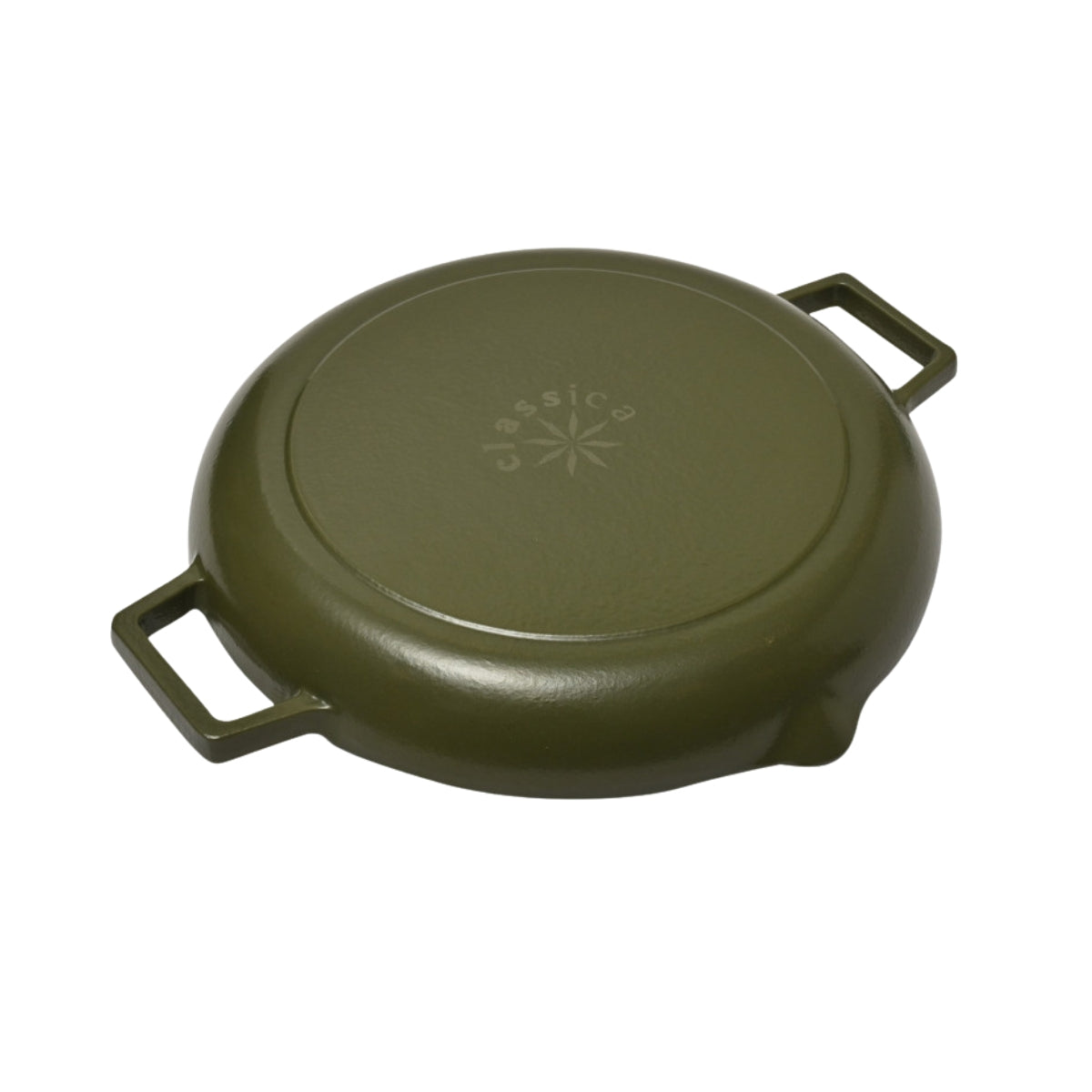 Classica Cast Iron Grill Pan 31cm Olive Green