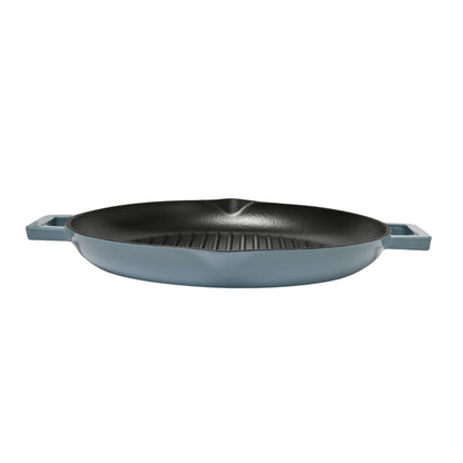 Classica Cast Iron Grill Pan 31cm - Sky Blue