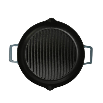 Classica Cast Iron Grill Pan 31cm - Sky Blue