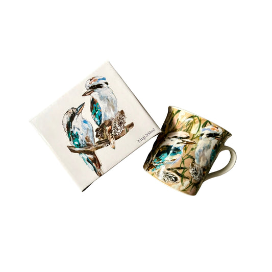 Lilli Rock Kookaburra & Banksia Mug