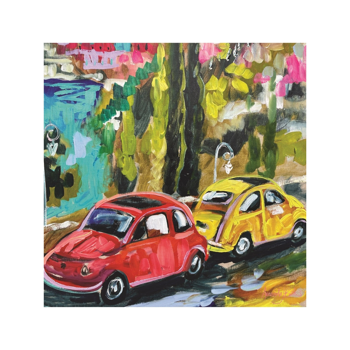 Lilli Rock Amanda Brooks An Italian Journey Coaster 11x11cm Coaster