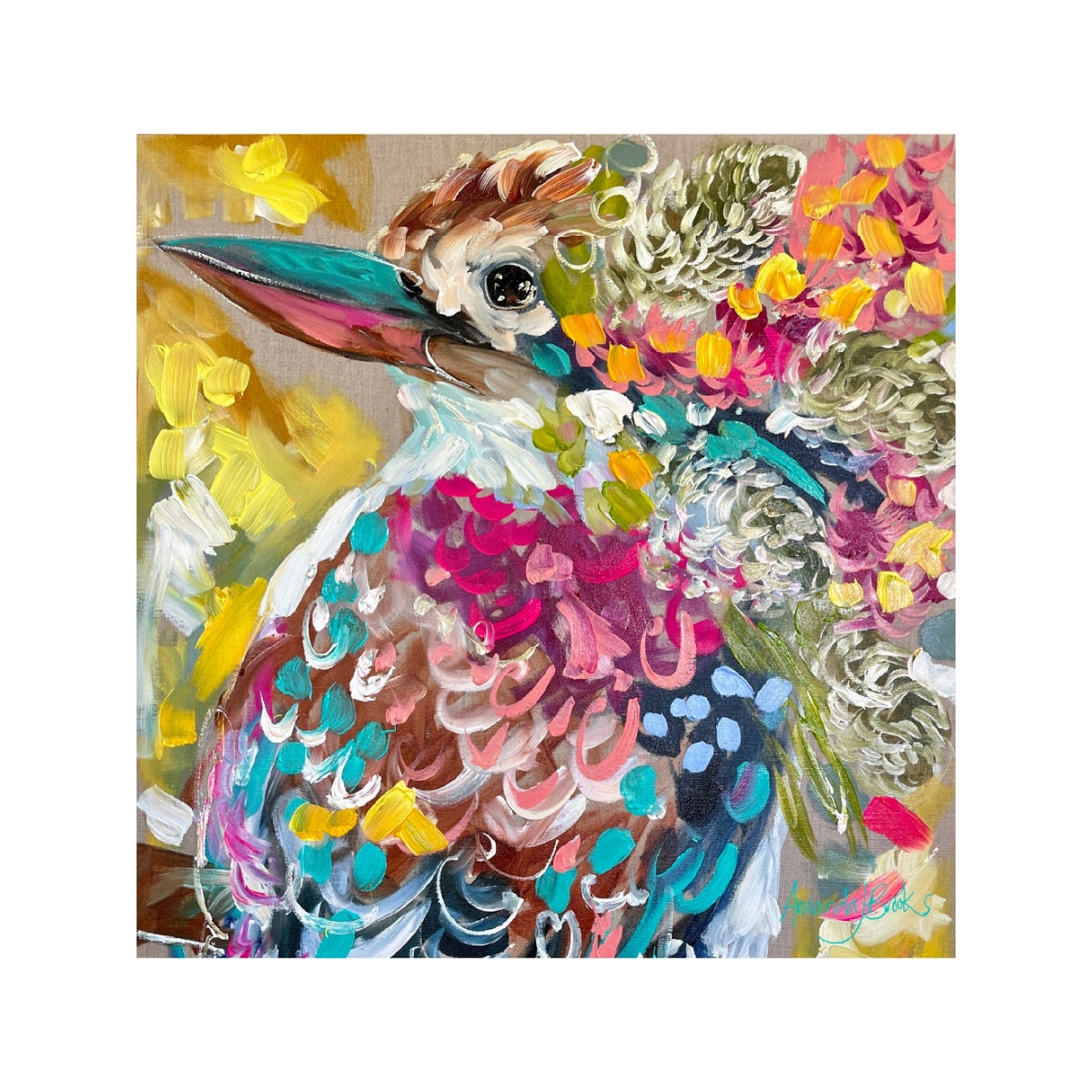 Lilli Rock Amanda Brooks Belle Coaster 11x11cm Coaster