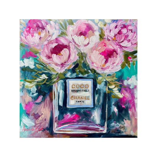 Lilli Rock Amanda Brooks Coco Mademoiselle Jute Set 11x11cm Coaster Set