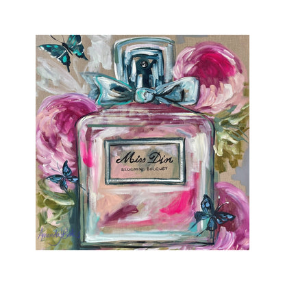 Lilli Rock Amanda Brooks Miss Dior Jute Set 11x11cm Coaster Set