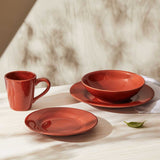 Casa Domani Terracotta Dinnerset on Tabletop