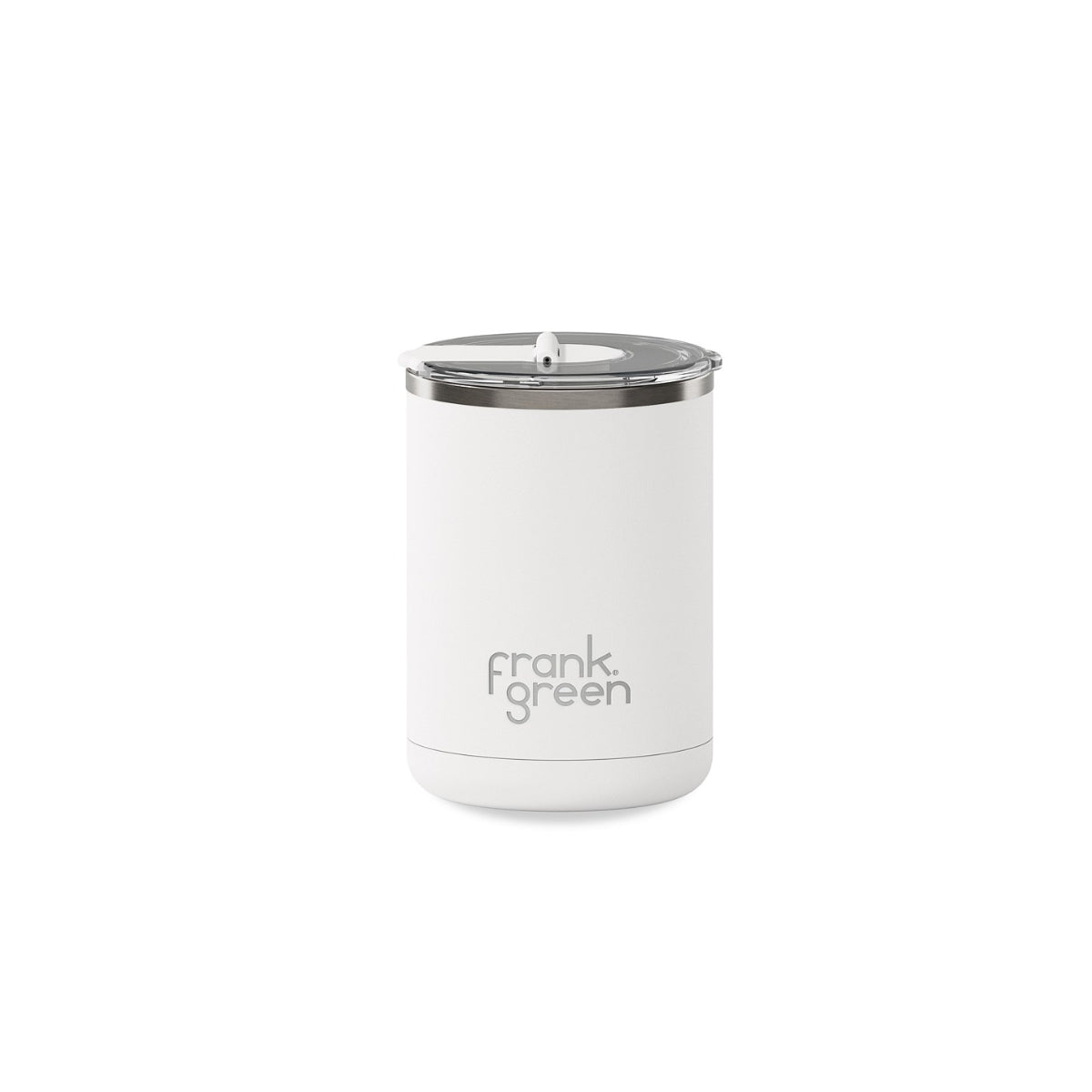 frank green 12oz Stainless Steel Ceramic Cup With Hinged Lid Cloud