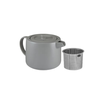 Cafe Life Teapot With Infuser 1L Grey Gift Boxed