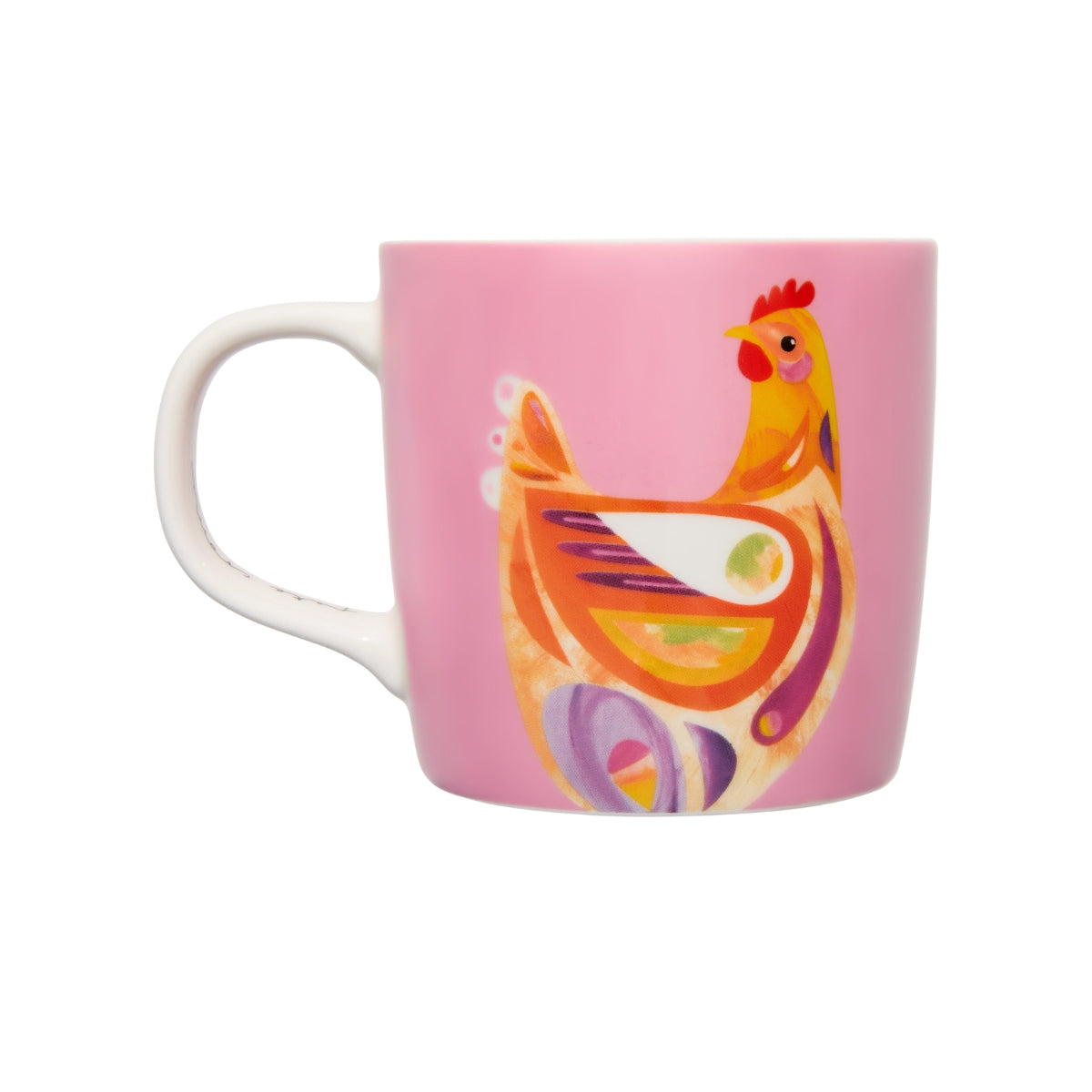 Pete Cromer Barn Friends Mug 375ML Chook Pink Gift Boxed