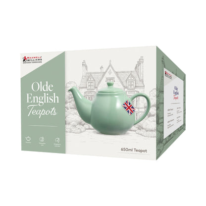 Maxwell & Williams Olde English Teapot 650ML Green Gift Boxed