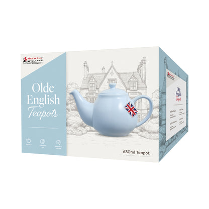 Maxwell & Williams Olde English Teapot 650ML Light Blue Gift Boxed