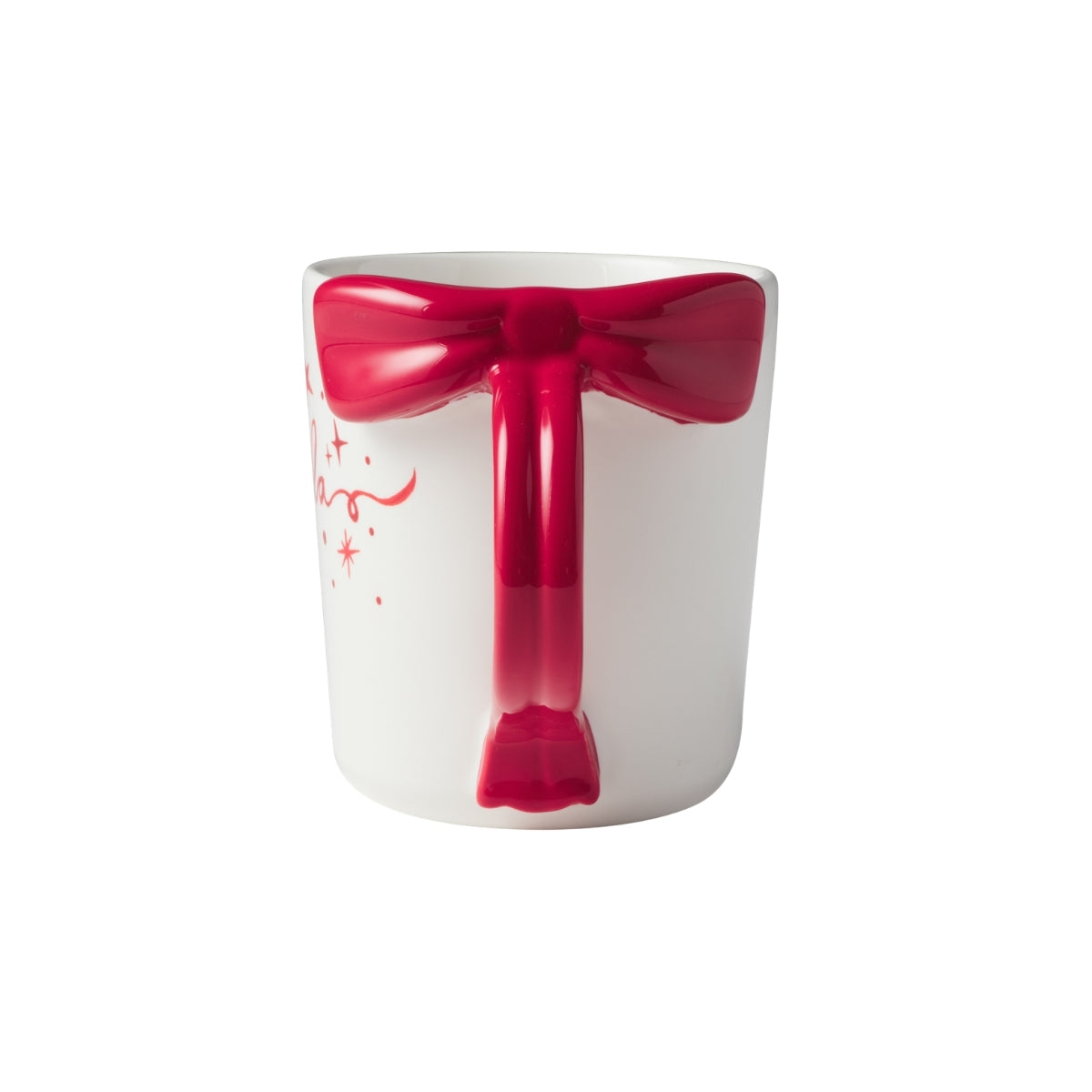 Maxwell & Williams Fa la la Bow Mug 420ML Red Gift Boxed