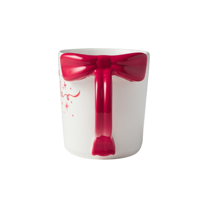 Maxwell & Williams Fa la la Bow Mug 420ML Red Gift Boxed