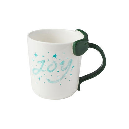 Maxwell & Williams Fa la la Bow Mug 420ML Green Gift Boxed