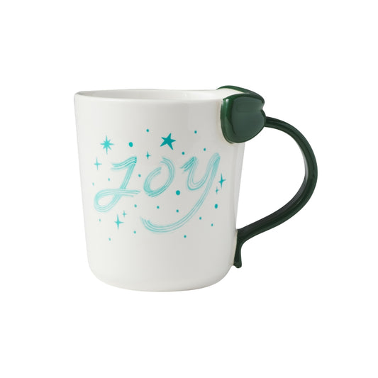 Maxwell & Williams Fa la la Bow Mug 420ML Green Gift Boxed