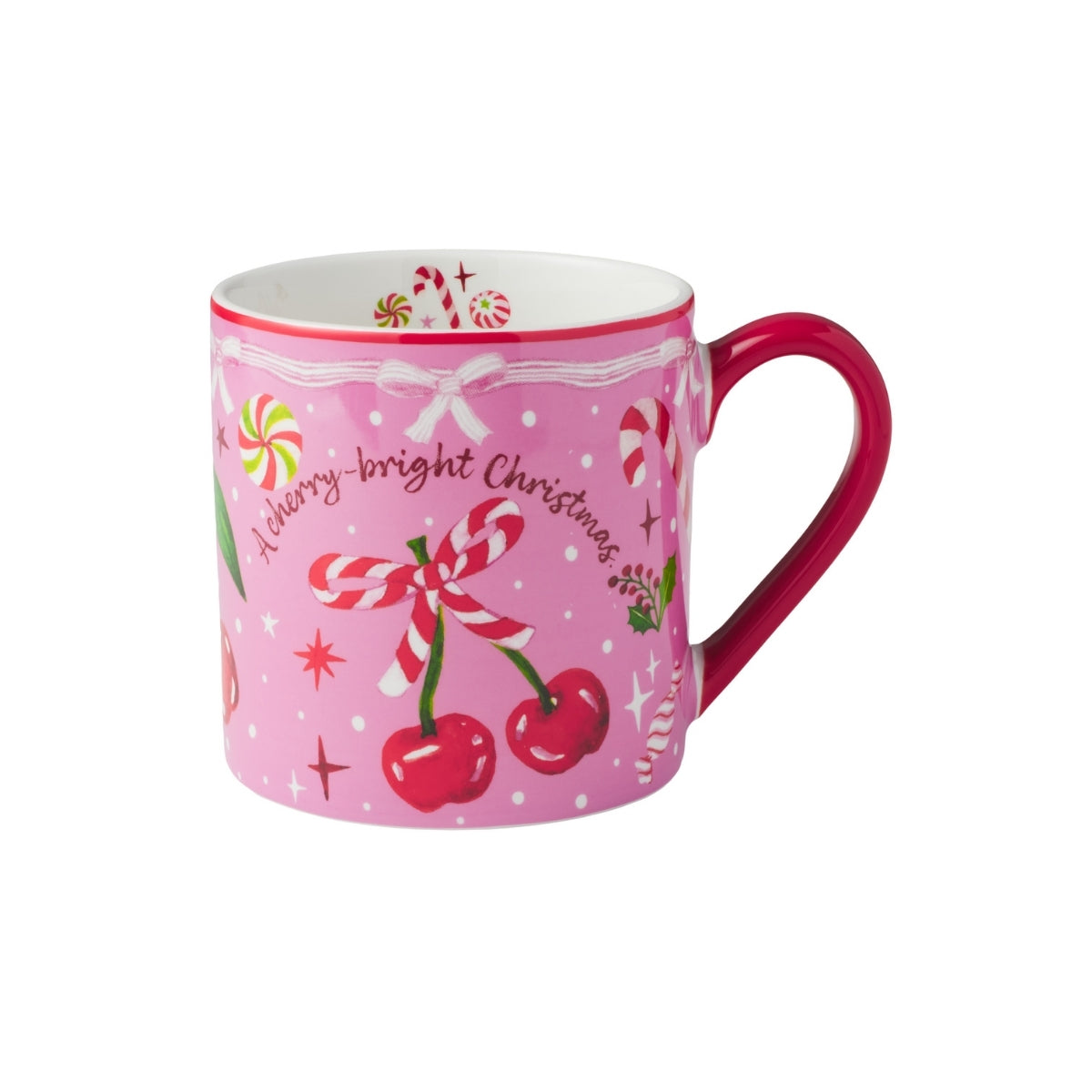 Maxwell & Williams Fa la la Mug 430ML Set of 2 Assorted Pink & Blue Gift Boxed