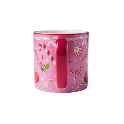 Maxwell & Williams Fa la la Mug 430ML Set of 2 Assorted Pink & Blue Gift Boxed