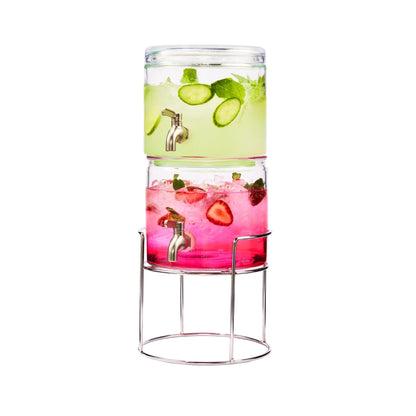 MW Refresh Dual Beverage Dispenser With Stand 2 X 3.8L Gift Boxed