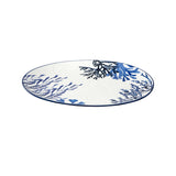 MW Blue Coral Oval Platter 40x30cm Gift Boxed