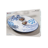 MW Blue Coral Oval Platter 40x30cm Gift Boxed