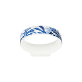 MW Blue Coral Napkin Ring Set of 4 Gift Boxed