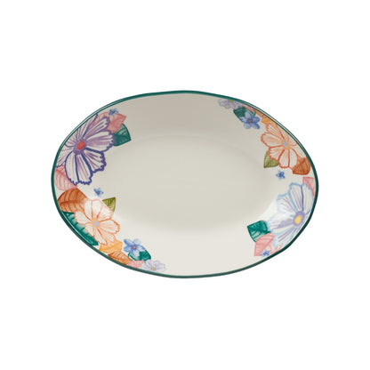 Poppy Love Oval Serving Bowl 25x17.5x5cm Gift Boxed