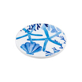 Blue Coral Ceramic Round Coaster 10cm Sea Life