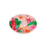 Teas and Cs Tropicana Ceramic Round Coaster 10cm Pink Lily