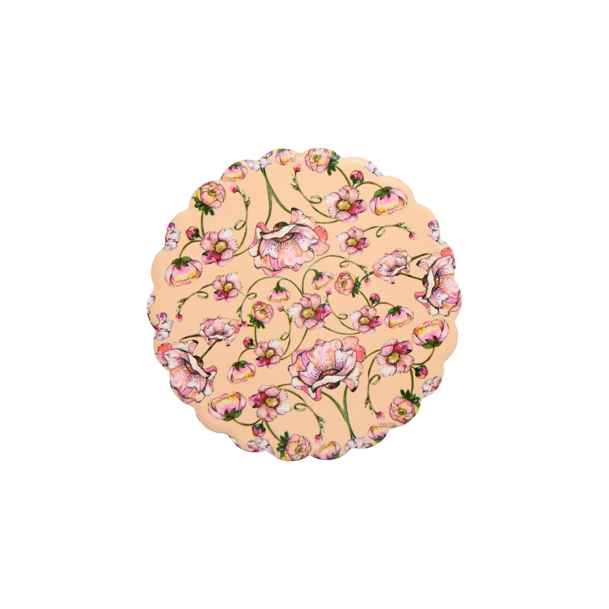 Estelle Michaelides Mystique Ceramic Round Coaster 10cm Melon