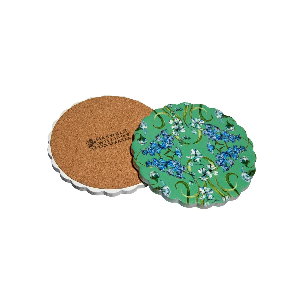 Estelle Michaelides Mystique Ceramic Round Coaster 10cm Green