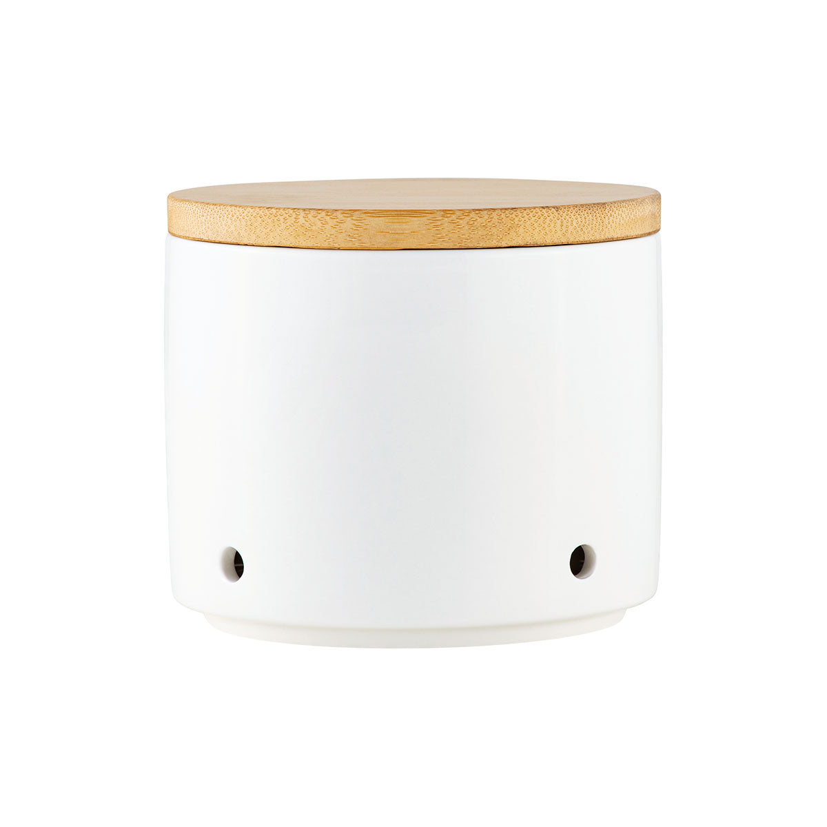 White Basic Garlic Pot 10cm | Maxwell & Williams | Matchbox
