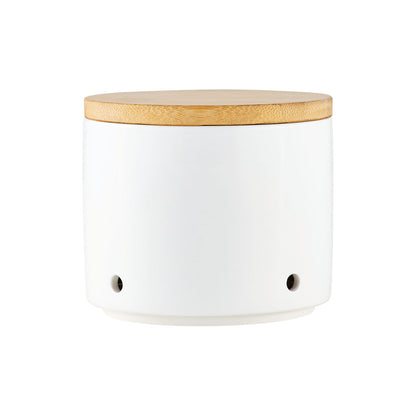 White Basic Garlic Pot 10cm | Maxwell & Williams | Matchbox