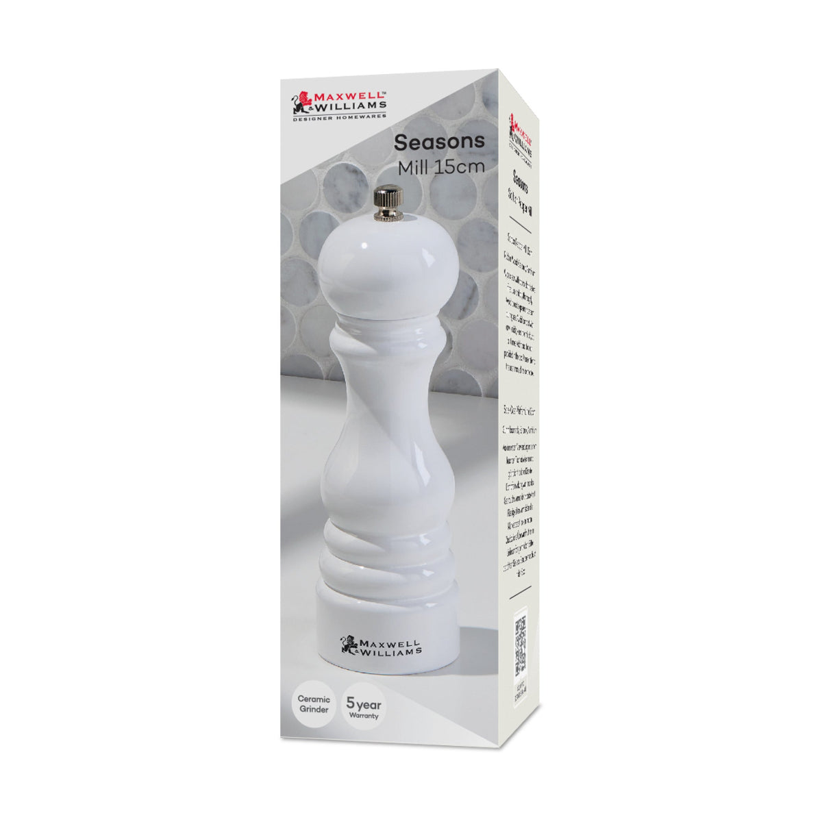 Seasons Mill 15cm White Gift Boxed