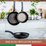 Essteele Per Salute 26cm Open French Skillet featuring   Made in Italy with Lifetime warranty