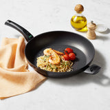 Essteele per Salute 32cm Open French Skillet featuring tomato and prawn linguine