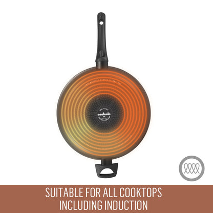Essteele Per Salute 32cm Open french Skillet featuring suitable for all cooktops including Induction 